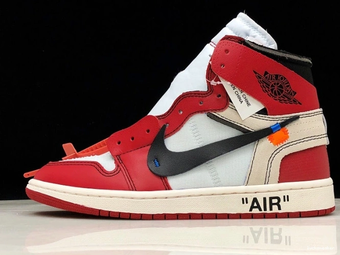 Cheap LUCY Off-White Retro 1 Air Ten AA3834-101 The Chicago Jordan 0812